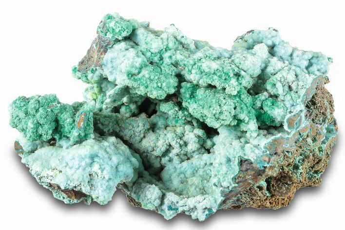 Forest Green Conichalcite on Chrysocolla - Namibia #285076